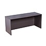 Boss Office Products 71" U-Shaped Curved Bow Desk with File Pedestal and Hutch, Driftwood (GROUPAH-DW)~#|#~1D47B0F1-7564-4F91-A448138540D688A1_sc7