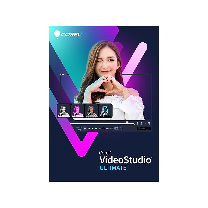 Corel VideoStudio Ultimate for 1 User, Windows, Download (VSAGUMLMBAMC) image 1