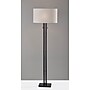 Adesso Foster 62"H Black Floor Lamp with Off-White Linen Shade (4360-01)~#|#~1D4EEE08-9775-4B72-8A357DD5AC42FC4B_sc7