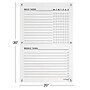 Excello Brands Acrylic Dry-Erase Planning Board, 20" x 30", Black Print (ACRYLBRD-TSK20X30-BLK)~#|#~1D4F4962-565E-4113-86B6842000E163A7_sc7