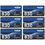 Brother TN830 Black Standard Yield Toner Cartridge, 6/Pack~#|#~1D5350AA-E05E-4D2C-979004492DAB1AE8_sc7