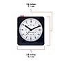Marathon Classic Analog Alarm Clock, Blue (CL030053BL)~#|#~1D5BF0C6-0B2D-4662-ABFF7CB6CB0A6636_sc7