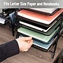 Mind Reader Metal 5-Tier Stackable Paper Desk Tray Organizer, Black, 2/Pack (5TPAP2PK-BLK)~#|#~1D5D752F-8AFE-462B-B521446A3873F8E0_sc7