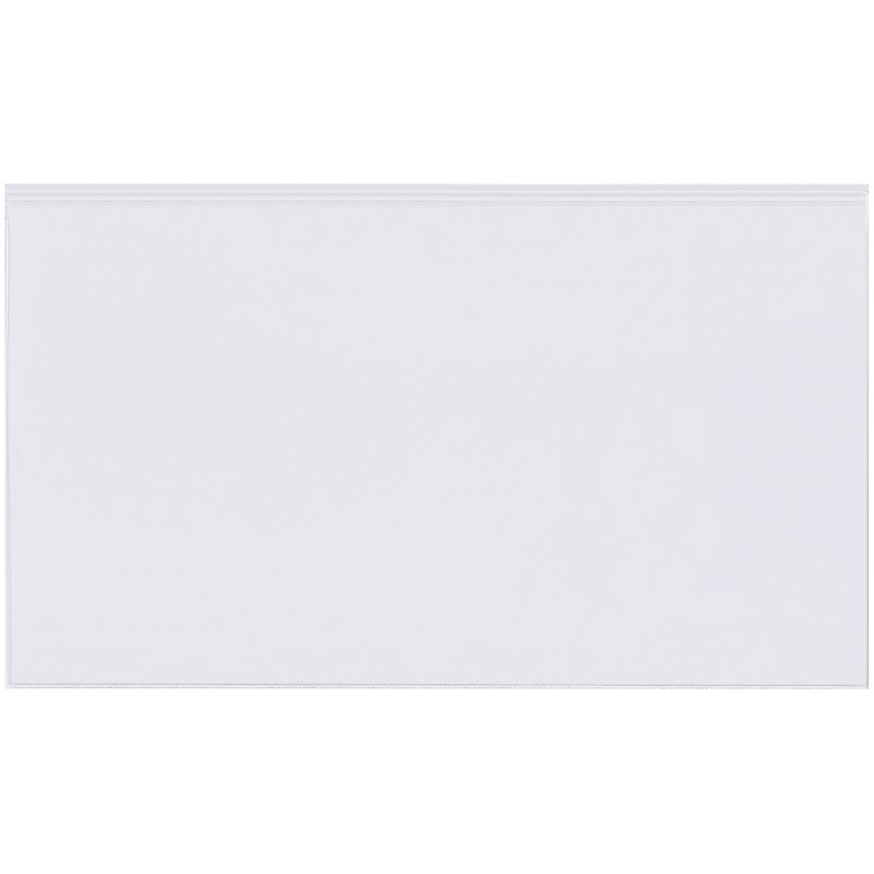Open Edge Label Holders, 3" x 5", Clear, 50 Label Holders/Carton (LH105) image 1