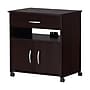 South Shore Axess Vertical Microwave Cart on Wheels, Chocolate (10014)~#|#~1D61E7DB-EEE0-49B1-BA26D2832AB92CFC_sc7