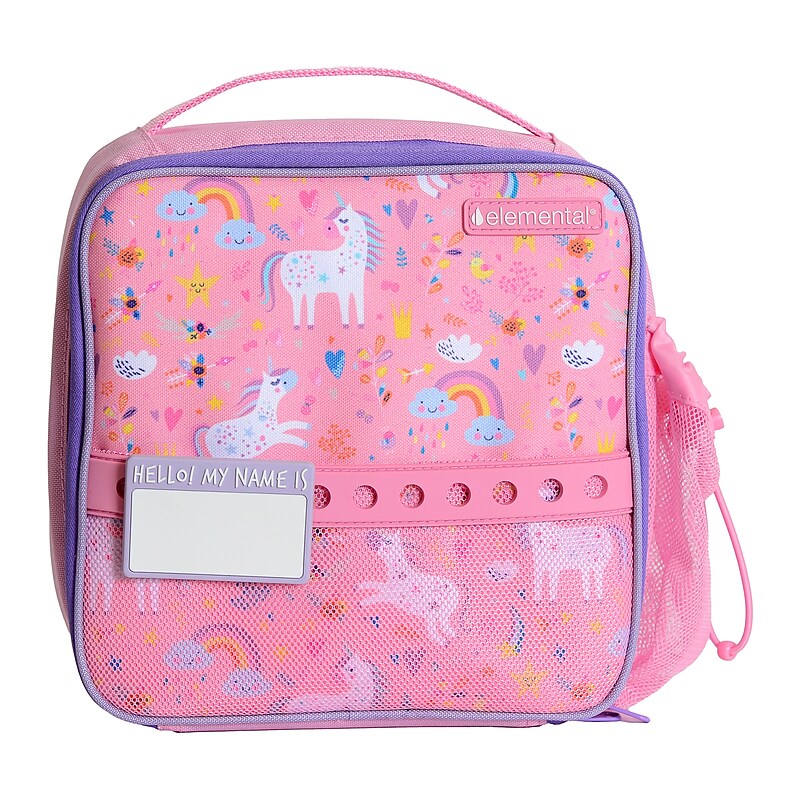 Elemental Chomper Kids Insulated Lunch Bag, 4-Compartment, Unicorn (EMLELBAG1UNC) image 1