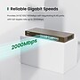 Tenda 24-Port Gigabit Ethernet Unmanaged Switch, 48 Gbps, Gray (TEG1024G)~#|#~1D647865-6595-483F-9F826166B1DABE87_sc7