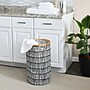 Household Essentials Krush Collapsible Laundry Hamper, Bamboo, Black and White (2272-1)~#|#~1D67079F-1535-4EDB-AAD79A4350BF4327_sc7