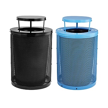 Alpine Industries Plastic Insert Liner Trash Can, 32.5 Gallon