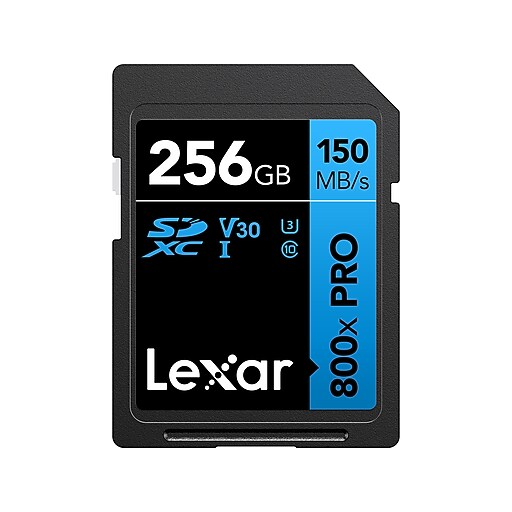 Lexar High-Performance 800x PRO BLUE Series 256GB SDXC Memory Card