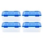 Iris 26.5 Quart Element Resistant Ultimate Clear Latching Plastic Storage Bin, Clear, 4/Pack (500133)~#|#~1D6D124C-EF35-432A-A3E59AE3B095A3B7_sc7