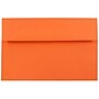 JAM Paper A8 Booklet Envelope 5 1/2" x 8 1/8", Orange, 100/Pack (95740d)~#|#~1D6D4741-1F4C-4FE7-964FA583F306D39D_sc7