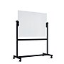 U Brands White Frosted Magnetic Glass Dry Erase Board, Double Sided Rolling Easel, Frameless, 47" x 35" (2368U00-01)~#|#~1D6DB2FE-861D-4D5D-87B3D48A8D105B70_sc7