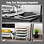Mind Reader 5-Tier Stackable Paper Desk Tray Organizer, Metal, White (5TPAPER-WHT)~#|#~1D702E68-688A-44FD-A82B9387CA2E44BB_sc7