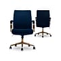 Thomasville Furniture Joelle Ergonomic Fabric/Metal Desk Chair, Blue/Gold (60068)~#|#~1D76BBE7-36CC-47AB-83E9A53B4EBC2AA0_sc7