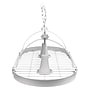 Elegant Designs White 2 Light LED Kitchen Pot Rack with Downlights (PR1000-WHT)~#|#~1D77D914-267E-4F10-BE11630425861CDD_sc7