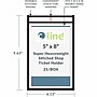 C-Line Heavyweight Stitched Job Ticket Holder, 8" x 5", Clear/Black, 25/box (46058)~#|#~1D80FCA8-7575-468B-80C79B4159F0371D_sc7