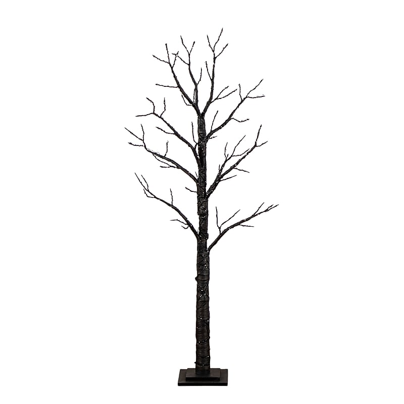 Nearly Natural Pre-Lit Artificial Halloween Twig Tree, 5' (T5163) image 1