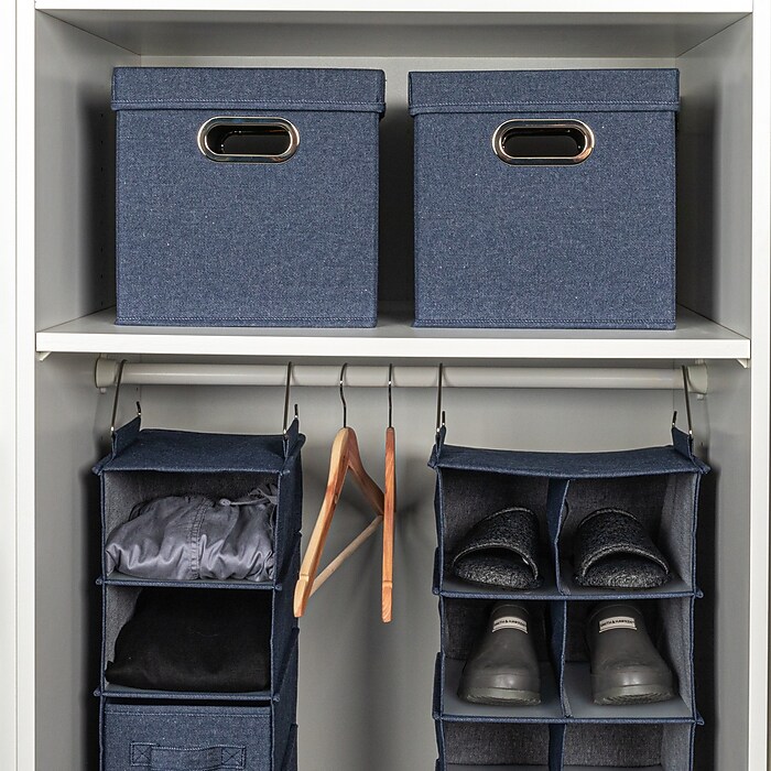 Household Essentials 24.75 Quart Cube Storage Box, Cardboard