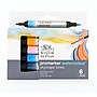 Winsor & Newton Promarker Dual-Tip Watercolor Alcohol Based Marker, Sky Tones, 6/Pack (WNX0290168)~#|#~1D830D4C-F803-44EA-BE372546416BFCAC_sc7
