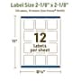 Avery Dissolvable Square Multipurpose Labels, 2-1/8" x 2-1/8", Off-white, 120/Pack (94105)~#|#~1D873B60-5FAD-4EA9-8CFF3FC8D7B1267A_sc7