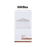 Staples Gummed #6 Business Envelopes, 3 5/8" x 6 1/2", White, 500/Box (187005N)~#|#~1D8F2B15-C3AE-42EB-930D2DEC62D78E1F_sc7