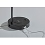 Adesso Emery SuperCharger Incandescent Desk Lamp, 19"H, with USB Port, Black (2624-01)~#|#~1D90C9FC-F2B6-44EE-97725BE2386643D1_sc7