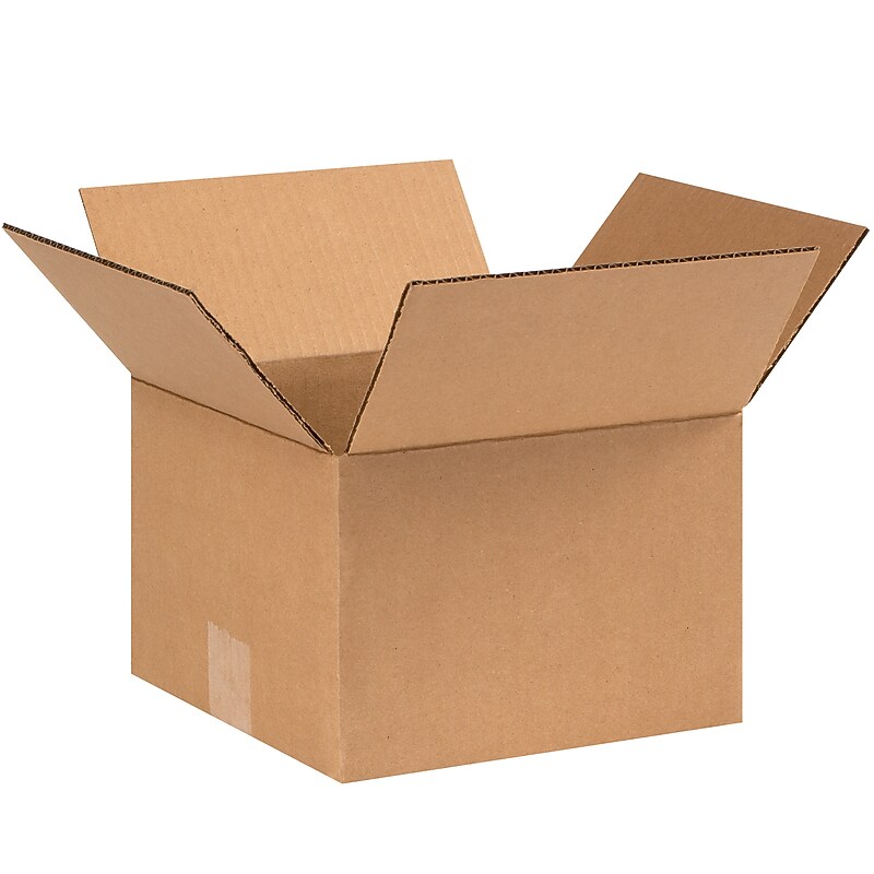 9" x 9" x 6" Shipping Boxes, 32 ECT, 25/Pack (996) image 1