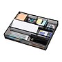 Mind Reader 6-Compartment Metal Drawer Organizer, Black, 2/Set (2DEER-BLK)~#|#~1D98B7CB-B2A4-420B-BC3C32AC77D814C1_sc7