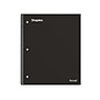 Staples Premium 2-Subject Notebook, 8.5" x 11", College Ruled, 120 Sheets, Black (TR58310)~#|#~1D9B767A-F8F3-4E94-A4318C7E87D6EDAC_sc7
