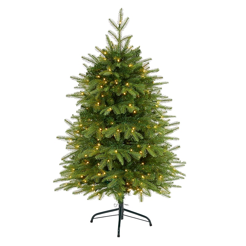 Nearly Natural Vancouver Fir Natural Look Artificial Christmas Tree, 4' (T1651) image 1