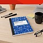 STAPLES Composition Notebook, 9.75” x 7.5”, Wide Ruled, 100 Sheets, Blue, 24‑Pack~#|#~1DABDD8A-12D6-4156-8B69A87ADBFAD671_sc7