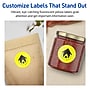 Avery Circle Multipurpose Labels, 1-5/8" Dia., Neon Yellow, 800/Pack (94507)~#|#~1DABE55E-DA61-40B9-948755ED41205CF6_sc7