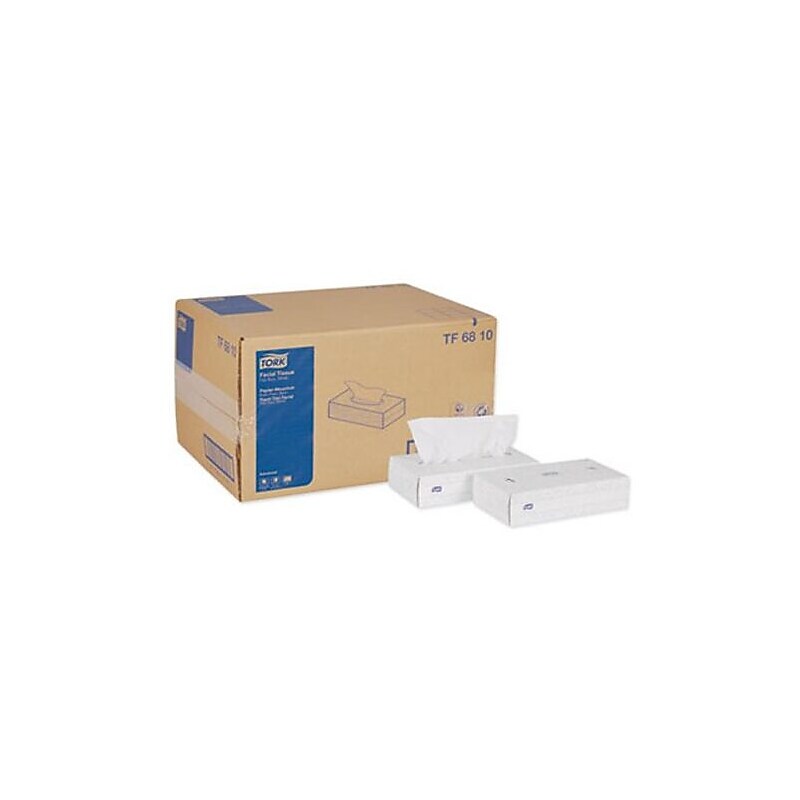 Tork Advanced Facial Tissue, Flat Box, White, 3000 Tissues (TRKTF6810) image 1