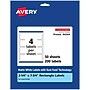 Avery Laser/Inkjet Rectangle Multipurpose Labels, 2.25" x 7.75", White, 200 Labels/Box (94244)~#|#~1DAF8AF6-6E32-4A2D-A23DADD16C0A9942_sc7