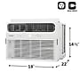 Frigidaire 230-Volt 12000 BTU Window Air Conditioner with Remote, White (FHWH124WB2)~#|#~1DB4C8D2-CA36-4A01-AD7C73822BE175A7_sc7