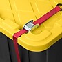 Sterilite 68 Quart Industrial Garage Tote with Snap-on Lid, Plastic, Yellow/Black, 6/Carton (50639Y06)~#|#~1DB62AD0-9B38-4626-9D11EE05E8EC1C5A_sc7