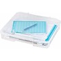 Iris Plastic File Box with Latching Lid, Letter Size, Clear, 6/Pack (150655)~#|#~1DBC199E-C4C2-4761-92922C4096F2D19C_sc7