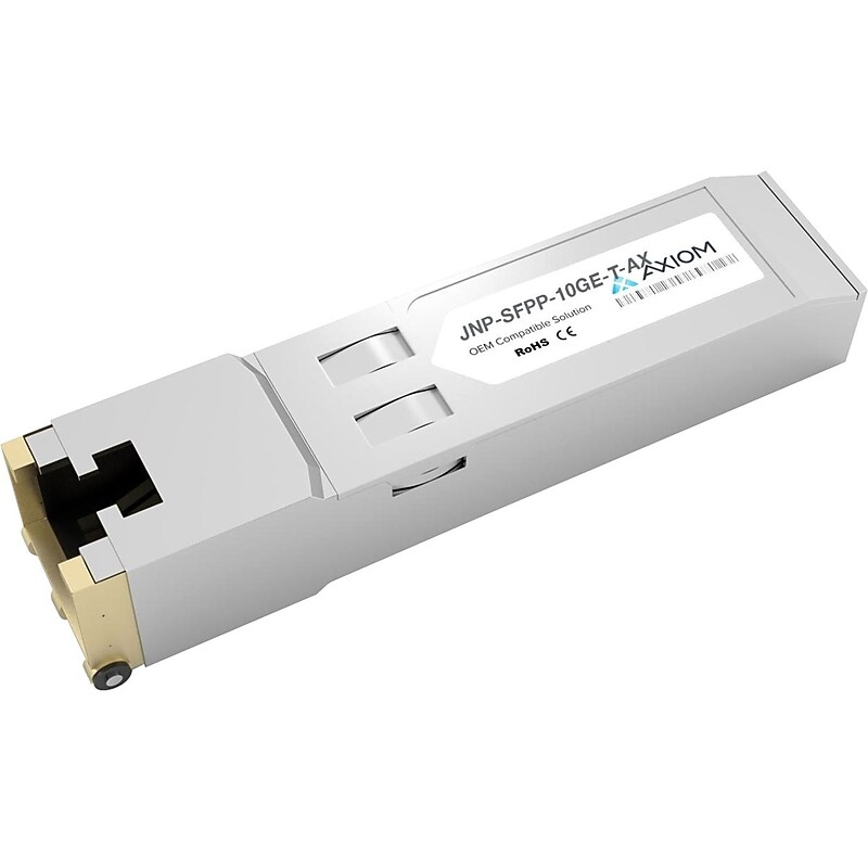 Axiom 10GBASE-T SFP+ Transceiver for Juniper (JNP-SFPP-10GE-T-AX) image 1