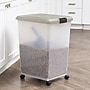 Iris 69 Quart Storage Container with Lid, Plastic, Gray (301046)~#|#~1DBEE16C-E6FA-4068-80D682AF3264B268_sc7