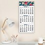 2026-2027 Excello Brands Large Print 13" x 27" Academic Monthly Wall Calendar, Teal Floral (WC-AY26-1327-17)~#|#~1DC03B9B-F096-4D0C-AFCD87A9AD195649_sc7