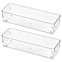 iDESIGN 2-Piece Plastic Drawer Organizer, Clear (28031M2)~#|#~1DC0A1F0-0BF8-463E-8150C657AF081530_sc7