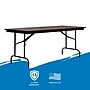ICEBERG Premium Folding Table, 72" x 30", Mahogany (55224)~#|#~1DC24F2A-A0E2-4972-BE890A5B7B7BD2EC_sc7
