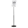 Durable INFOBASE Sign Holder, 8.5" x 11", Freestanding, Vertical/Horizontal, Front Loading, Anthracite Grey (5589-57)~#|#~1DC36EB1-7E2A-4BFD-89E9EC11767EE338_sc7