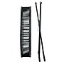Storied Home Round Bamboo Table Trays on Metal Stands, Black, 2/Set (EC1700)~#|#~1DC61F73-5E23-48EB-A440DA043538A92D_sc7