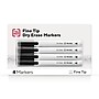 TRU RED™ Pen Dry Erase Markers, Fine Tip, Black, 4/Pack (TR61460/TR54560)~#|#~1DC9D742-033A-4F0E-9A492FF846D9E8E7_sc7