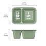 bentgo Prep Glitter Garden Snack Containers, Basil Glitter, 8 oz., 10/Pack (BGPRSNK-BL)~#|#~1DCB0EBD-625B-4B4F-B6C3FF732BE11F2A_sc7