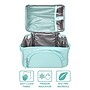 bentgo Deluxe Insulated Lunch Bag, 2-Compartment, Coastal Aqua (BGOBG2-CA)~#|#~1DCC178F-3CF2-4642-B3116C708E0BD738_sc7