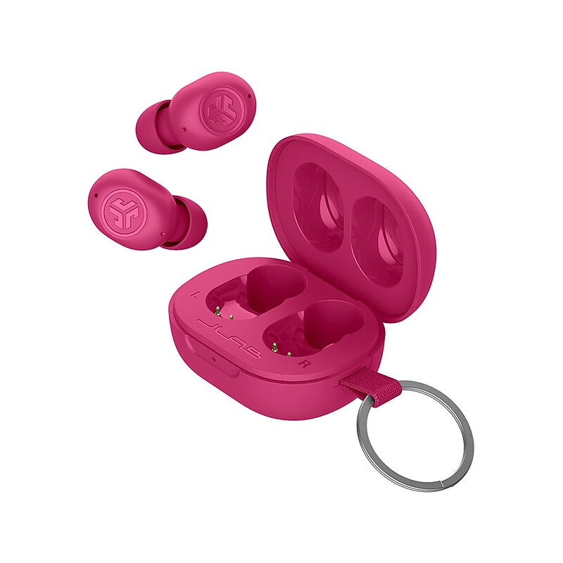 JLab JBuds Mini Wireless Earbuds, Bluetooth, Pink (EBJBMINIRPNK12X) image 1