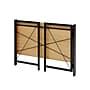 Space Solutions 43"W Folding Home Office Desk, Black/Teak (24969)~#|#~1DD07BBF-2B62-40A0-85E506F5FBFF9016_sc7